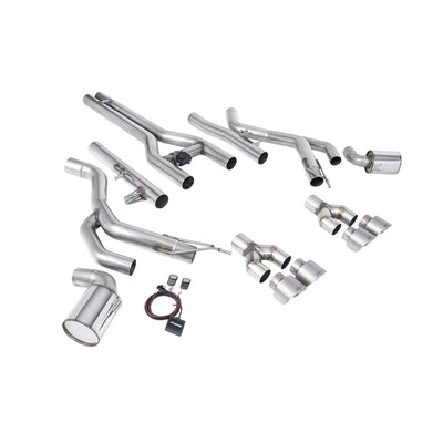 Milltek Front Pipe-back Exhaust Dodge / RAM Challenger SRT Hellcat (inc Redeye and Widebody Models) 15-22-Exhaust System-carbonizeduk