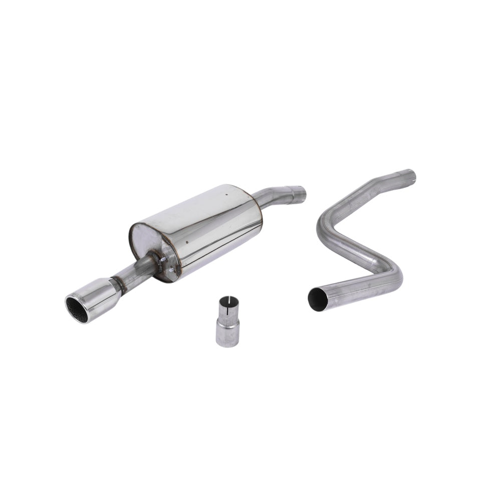 Milltek Cat Back Exhaust Ford Fiesta Mk6 Zetec-S 1.6 16v 04-08-Exhaust System-carbonizeduk