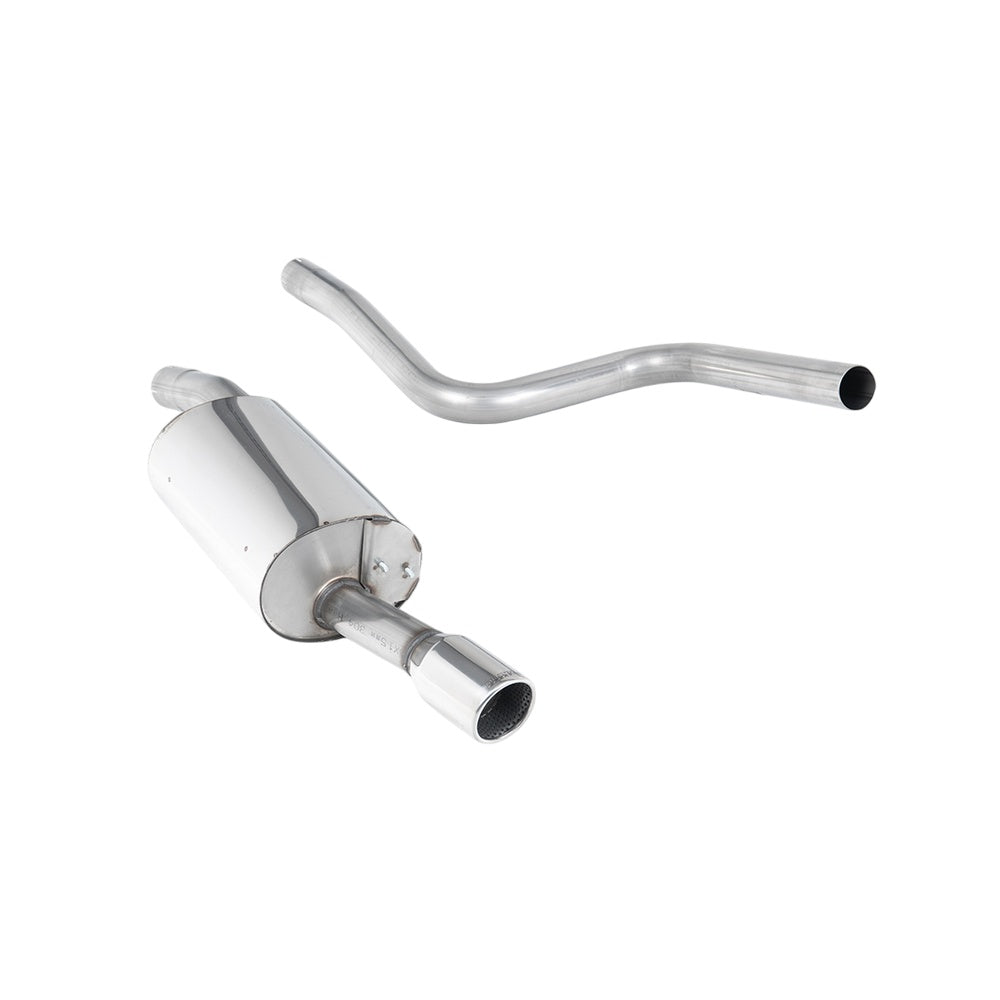 Milltek Cat Back Exhaust Ford Fiesta Mk6 ST 150 05-08-Exhaust System-carbonizeduk