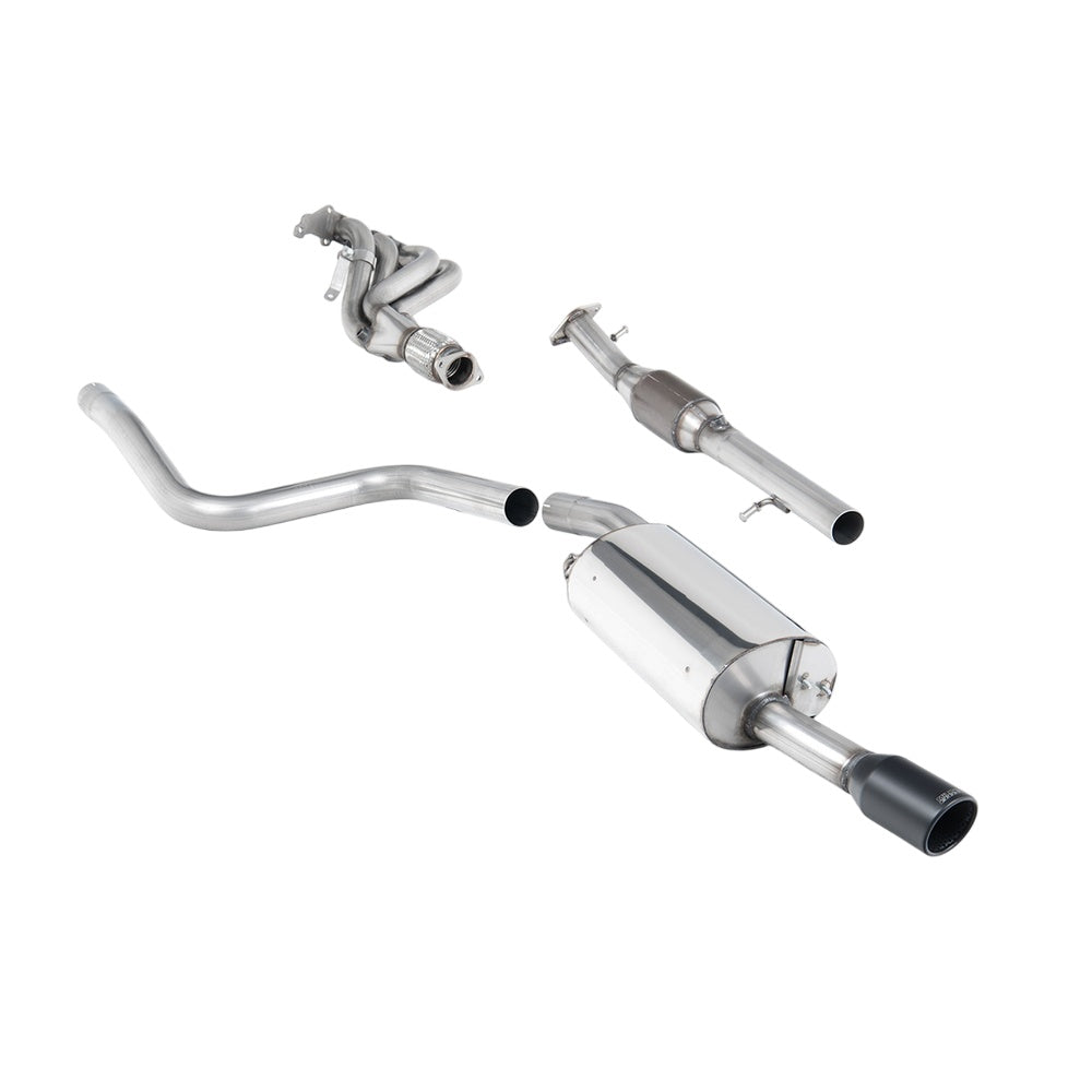 Milltek Full System (including Hi-Flow Sports Cat) Exhaust Ford Fiesta Mk6 ST 150 05-08-Exhaust System-carbonizeduk