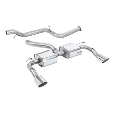 Milltek Cat Back Exhaust Ford Focus Mk2 RS 2.5T 305PS 09-10-Exhaust System-carbonizeduk