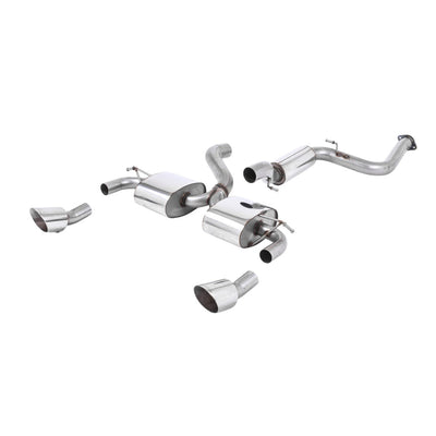 Milltek Cat Back Exhaust Ford Focus Mk2 RS 2.5T 305PS 09-10-Exhaust System-carbonizeduk
