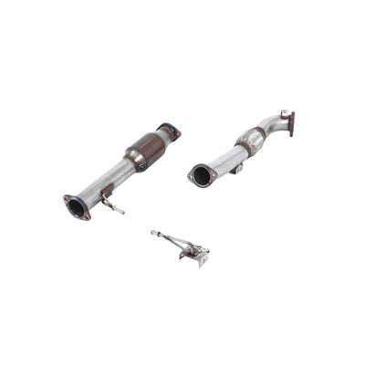 Milltek Large Bore Downpipe and Hi-Flow Sports Cat Exhaust Ford Focus Mk2 RS 2.5T 305PS 09-10-Manifolds, Decats & Sports Cats-carbonizeduk