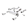 Milltek Turbo-back including Hi-Flow Sports Cat Exhaust Ford Focus Mk2 RS 2.5T 305PS 09-10-Manifolds, Decats & Sports Cats-carbonizeduk
