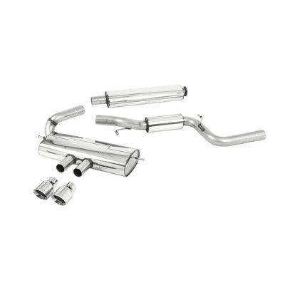 Milltek Cat Back Exhaust Ford Focus Mk3 ST 2.0 EcoBoost 5-Door Hatchback 12-18-Exhaust System-carbonizeduk