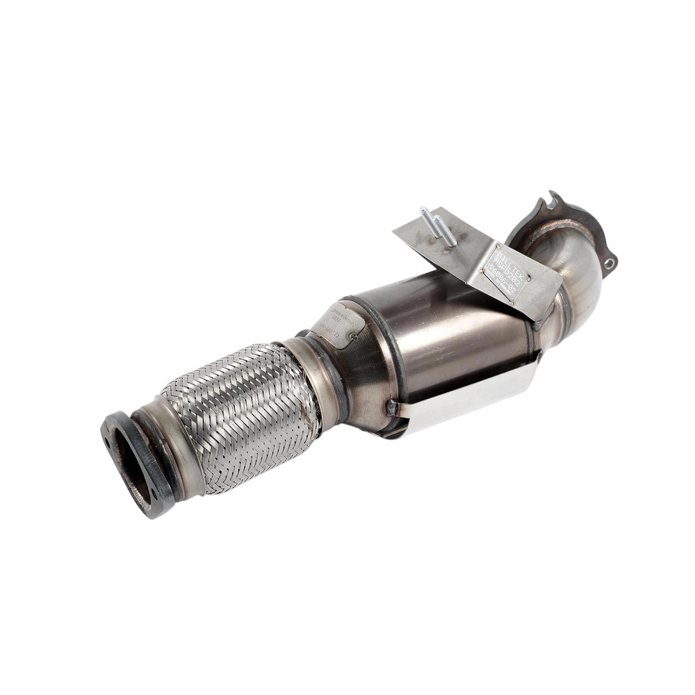 Milltek Large Bore Downpipe and Hi-Flow Sports Cat Exhaust Ford Fiesta Mk7/Mk7.5 ST 1.6 EcoBoost 182PS and ST200 13-17-Manifolds, Decats & Sports Cats-carbonizeduk