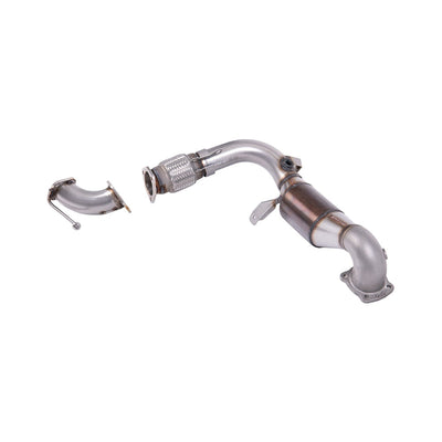 Milltek Large Bore Downpipe and Hi-Flow Sports Cat Exhaust Ford Fiesta Mk7/Mk7.5 1.0T EcoBoost (100/125/140PS) 13-17-Manifolds, Decats & Sports Cats-carbonizeduk