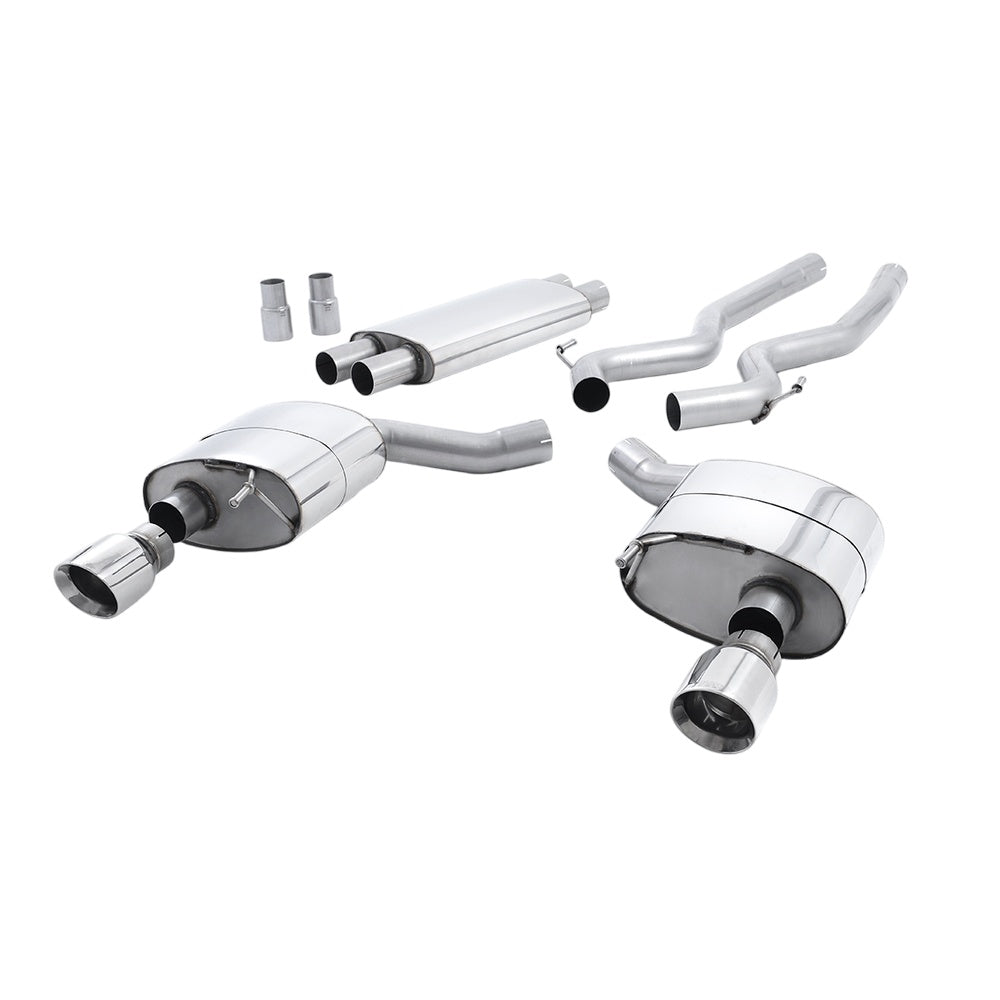Milltek Cat Back Exhaust Ford Mustang 5.0 V8 GT (Fastback) 15-18-Exhaust System-carbonizeduk