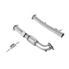 Milltek Large-bore Downpipe and De-cat Exhaust Ford Focus Mk2 ST 225 05-10-Manifolds, Decats & Sports Cats-carbonizeduk