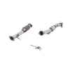 Milltek Large Bore Downpipe and Hi-Flow Sports Cat Exhaust Ford Focus Mk2 ST 225 05-10-Manifolds, Decats & Sports Cats-carbonizeduk