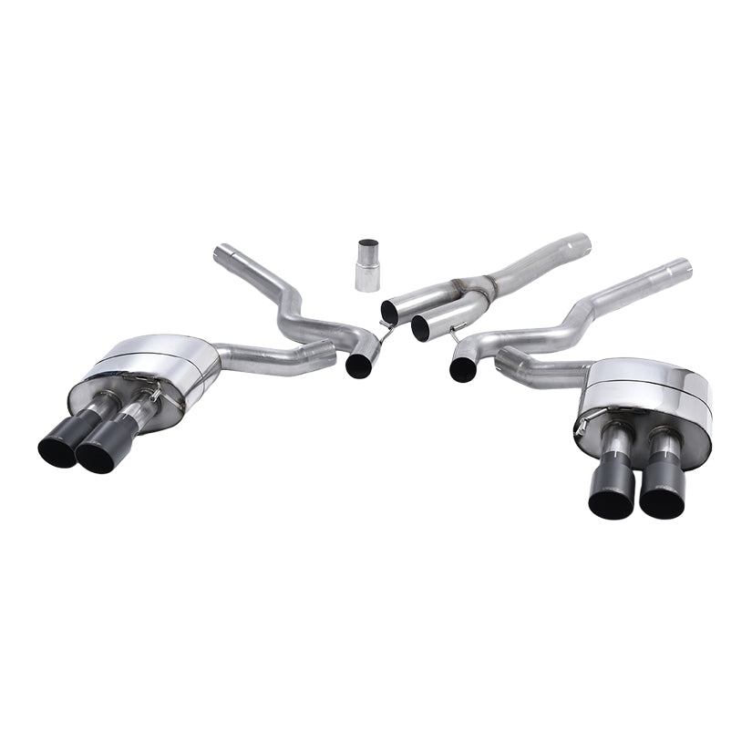 Milltek Ford Mustang 2.3 EcoBoost (Fastback) 2015-2018 Cat Back Exhaust-Exhaust System-carbonizeduk