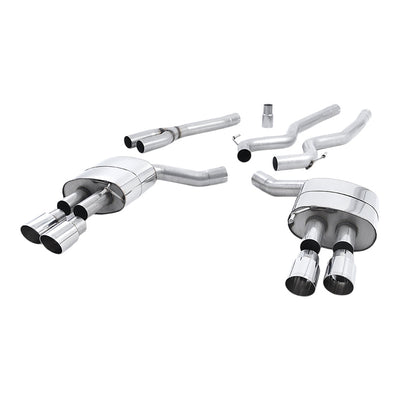 Milltek Ford Mustang 2.3 EcoBoost (Fastback) 2015-2018 Cat Back Exhaust-Exhaust System-carbonizeduk