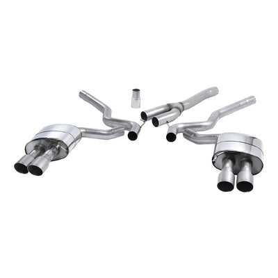 Milltek Ford Mustang 2.3 EcoBoost (Fastback) 2015-2018 Cat Back Exhaust-Exhaust System-carbonizeduk