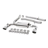 Milltek Cat Back Exhaust Ford Focus Mk3 RS 2.3 EcoBoost 4WD 5-Door Hatchback 16-18-Exhaust System-carbonizeduk