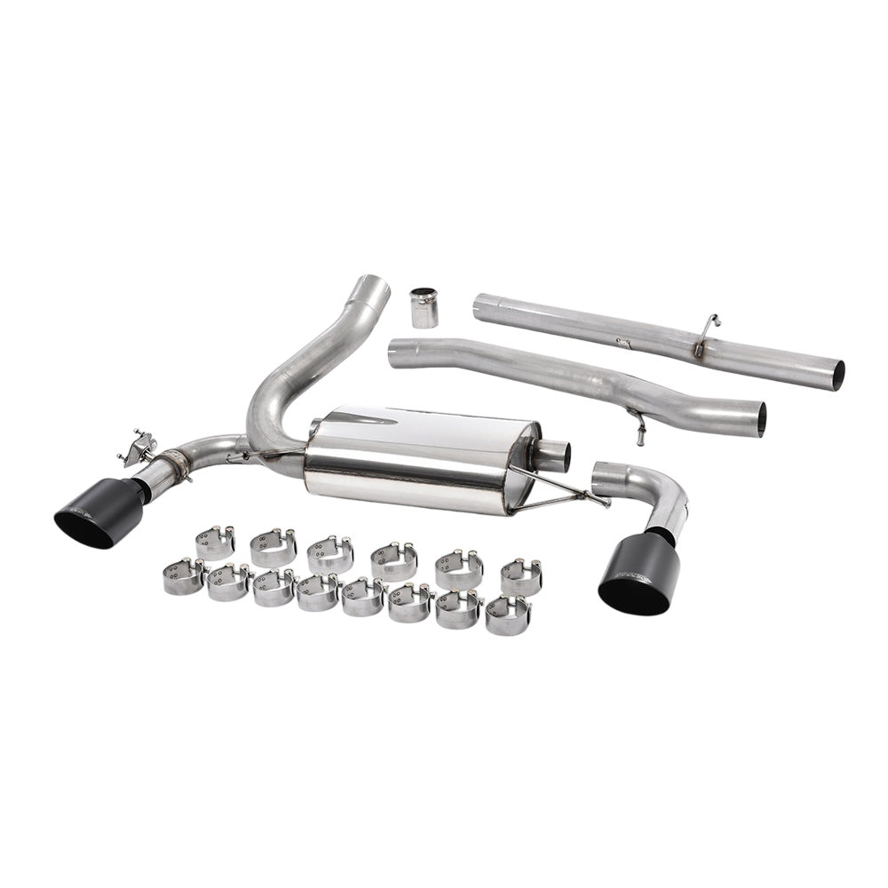 Milltek Cat Back Exhaust Ford Focus Mk3 RS 2.3 EcoBoost 4WD 5-Door Hatchback 16-18-Exhaust System-carbonizeduk