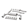 Milltek Cat Back Exhaust Ford Focus Mk3 RS 2.3 EcoBoost 4WD 5-Door Hatchback 16-18-Exhaust System-carbonizeduk