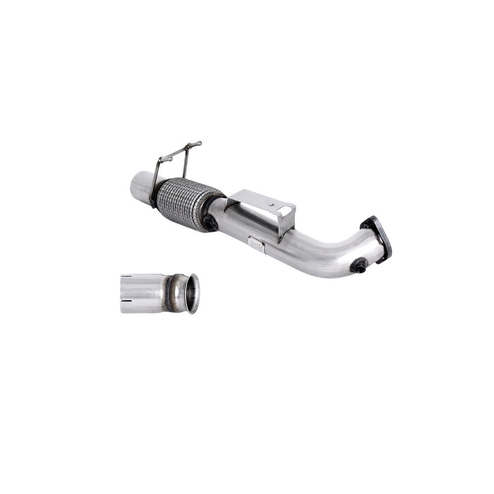 Milltek Large-bore Downpipe and De-cat Exhaust Ford Focus Mk3 RS 2.3 EcoBoost 4WD 5-Door Hatchback 16-18-Manifolds, Decats & Sports Cats-carbonizeduk