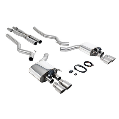 Milltek Cat Back Exhaust Ford Mustang 5.0 V8 GT (Fastback) 15-18-Exhaust System-carbonizeduk