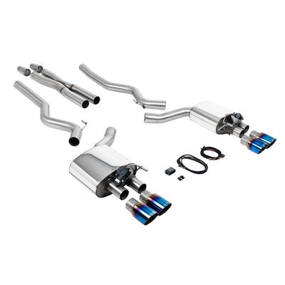 Milltek Cat Back Exhaust Ford Mustang 5.0 V8 GT (Fastback) 15-18-Exhaust System-carbonizeduk