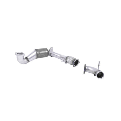 Milltek Cast Downpipe with Race Cat Exhaust Ford Fiesta Mk8 1.0T EcoBoost ST-Line 3 and 5-Door (Non-OPF/GPF Models Only) 17-19-Manifolds, Decats & Sports Cats-carbonizeduk