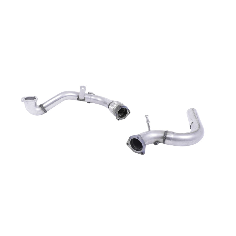 Milltek Large-bore Downpipe and De-cat Exhaust Ford Fiesta Mk8 1.0T EcoBoost ST-Line 3 and 5-Door (Non-OPF/GPF Models Only) 17-19-Manifolds, Decats & Sports Cats-carbonizeduk