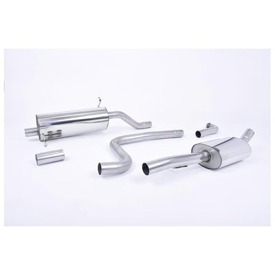 Milltek Ford Fiesta Mk8 1.0T EcoBoost ST-Line 3 & 5 Door (Non-OPF/GPF Models Only) 2017-2019 Cat-back Exhaust-Exhaust System-carbonizeduk