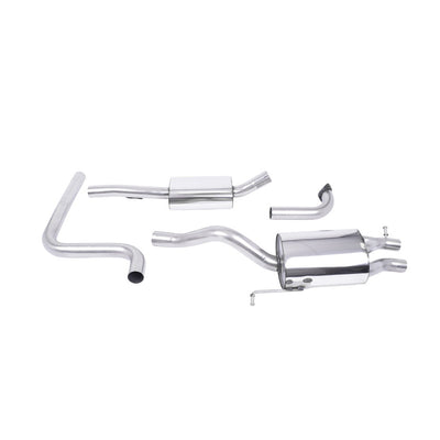 Milltek Cat Back Exhaust Ford Fiesta Mk7/Mk7.5 1.0T EcoBoost (100/125/140PS) 13-17-Exhaust System-carbonizeduk