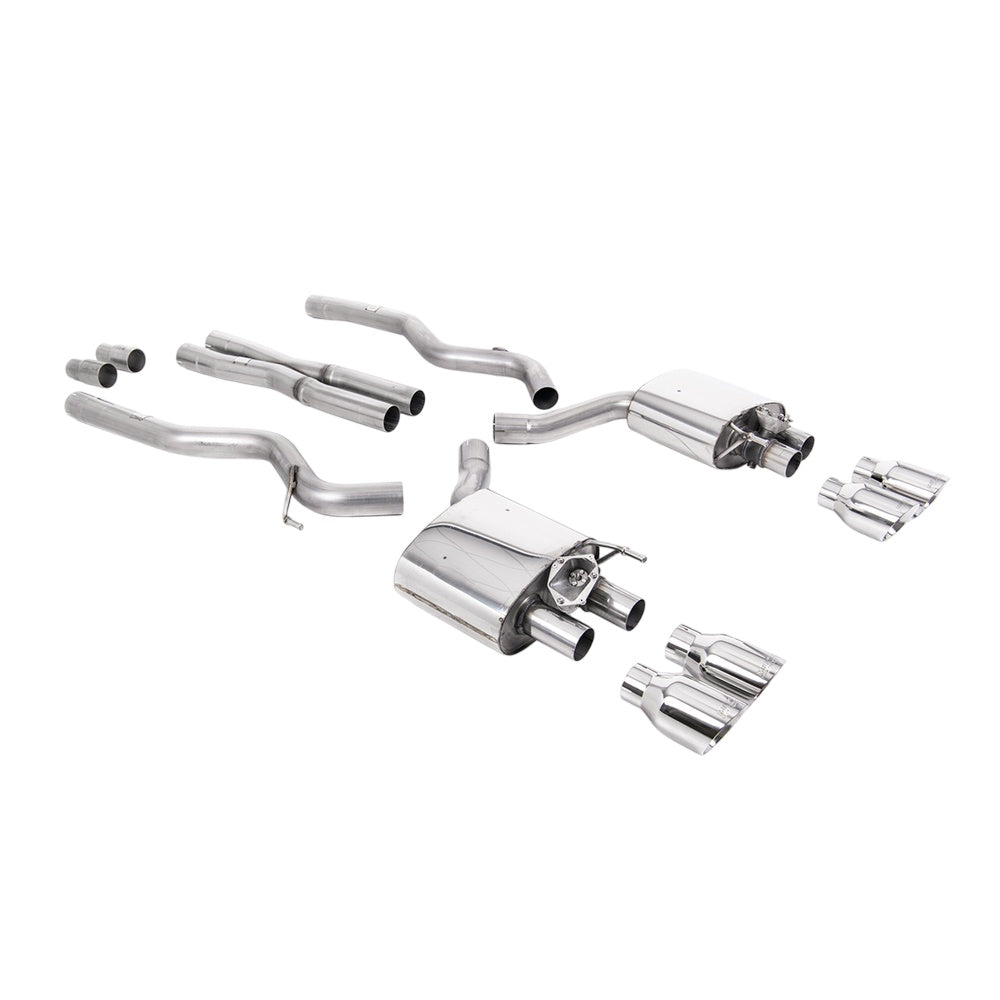 Milltek Cat Back Exhaust Ford Mustang 5.0 V8 GT (Fastback Facelift Model) 19-25-Exhaust System-carbonizeduk