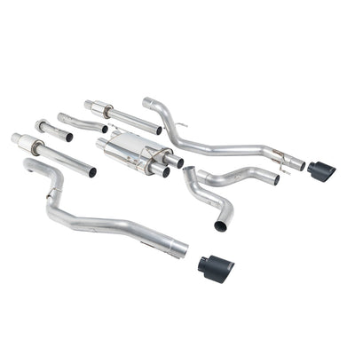 Milltek Cat Back Exhaust Ford F150 3.5 V6 EcoBoost Supercab 18-21-Exhaust System-carbonizeduk