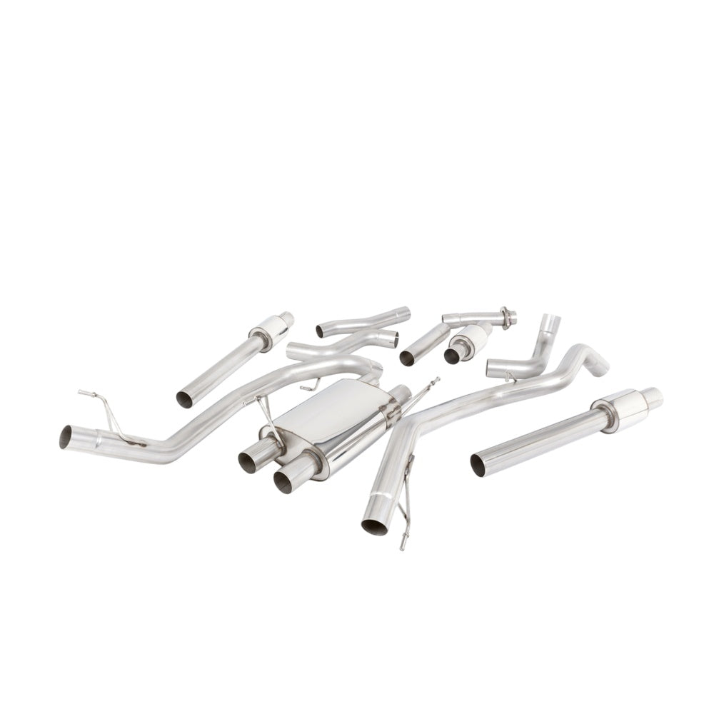 Milltek Cat Back Exhaust Ford F150 3.5 V6 EcoBoost Supercrew 18-21-Exhaust System-carbonizeduk