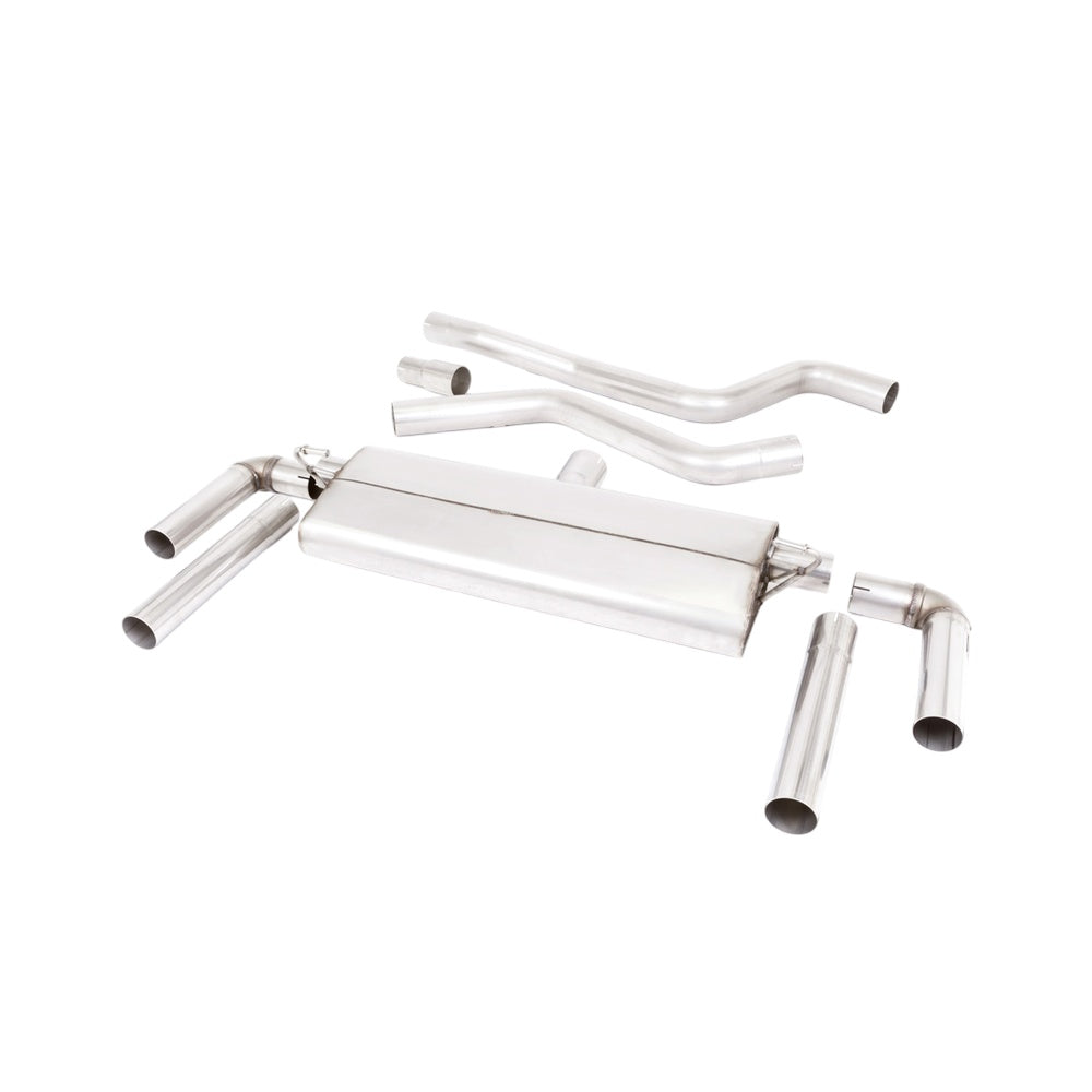 Milltek Particulate Filter-back Exhaust Ford Focus Mk4 ST 2.3 EcoBoost Estate/Wagon/Combi (OPF/GPF Equipped) 19-25-Exhaust System-carbonizeduk