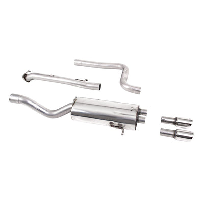 Milltek Cat Back Exhaust Ford Fiesta Mk7 ST 1.6 EcoBoost (5-Door North American Vehicles) 14-25-Exhaust System-carbonizeduk