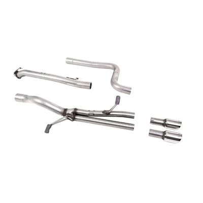 Milltek Cat Back Exhaust Ford Fiesta Mk7 ST 1.6 EcoBoost (5-Door North American Vehicles) 14-25-Exhaust System-carbonizeduk