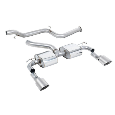Milltek Cat Back Exhaust Ford Focus Mk2 RS 2.5T 305PS 09-10-Exhaust System-carbonizeduk