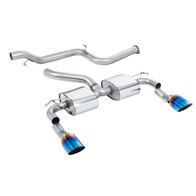 Milltek Cat Back Exhaust Ford Focus Mk2 RS 2.5T 305PS 09-10-Exhaust System-carbonizeduk