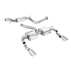 Milltek Cat Back Exhaust Ford Focus Mk2 RS 2.5T 305PS 09-10-Exhaust System-carbonizeduk