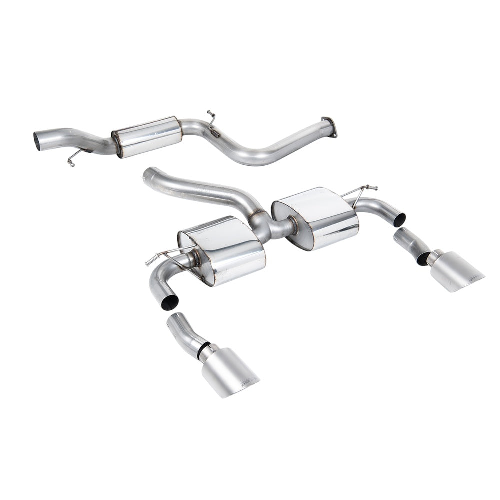 Milltek Cat Back Exhaust Ford Focus Mk2 RS 2.5T 305PS 09-10-Exhaust System-carbonizeduk