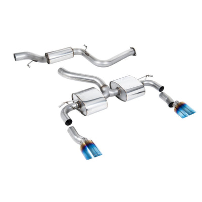 Milltek Cat Back Exhaust Ford Focus Mk2 RS 2.5T 305PS 09-10-Exhaust System-carbonizeduk
