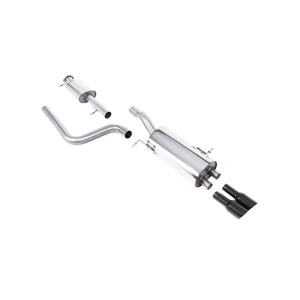 Milltek Cat Back Exhaust Ford Fiesta Mk7 ST 1.6 EcoBoost (5-Door North American Vehicles) 14-25-Exhaust System-carbonizeduk