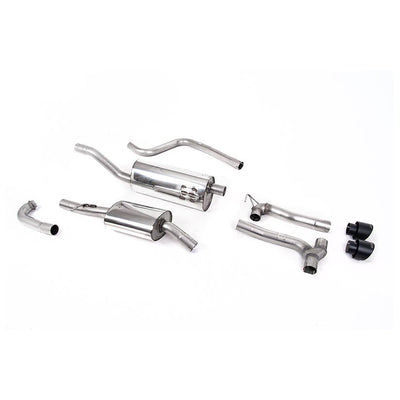 Milltek Ford Fiesta Mk8 1.0T EcoBoost ST-Line 3 & 5 Door (Non-OPF/GPF Models Only) 2017-2019 Cat-back Exhaust-Exhaust System-carbonizeduk