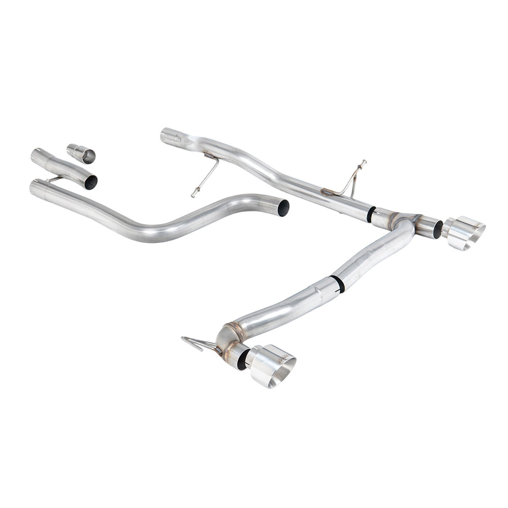 Milltek Particulate Filter-back Exhaust Ford Fiesta Mk8 1.0T EcoBoost ST-Line 3 and 5-Door (155ps Hybrid OPF/GPF Models Only) Maxton Designs Dual Outlet Kits 20-25-Exhaust System-carbonizeduk