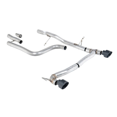 Milltek Particulate Filter-back Exhaust Ford Fiesta Mk8 1.0T EcoBoost ST-Line 3 and 5-Door (155ps Hybrid OPF/GPF Models Only) Maxton Designs Dual Outlet Kits 20-25-Exhaust System-carbonizeduk