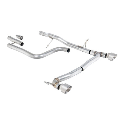 Milltek Particulate Filter-back Exhaust Ford Fiesta Mk8 1.0T EcoBoost ST-Line 3 and 5-Door (155ps Hybrid OPF/GPF Models Only) Maxton Designs Dual Outlet Kits 20-25-Exhaust System-carbonizeduk