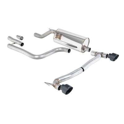 Milltek Particulate Filter-back Exhaust Ford Fiesta Mk8 1.0T EcoBoost ST-Line 3 and 5-Door (155ps Hybrid OPF/GPF Models Only) Maxton Designs Dual Outlet Kits 20-25-Exhaust System-carbonizeduk