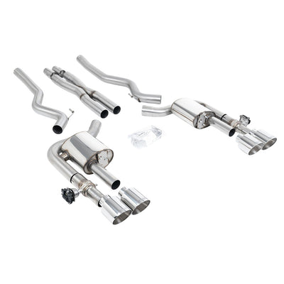 Milltek Cat Back Exhaust Ford Mustang 5.0 V8 Mach 1 (Fastback S550) 21-23-Exhaust System-carbonizeduk