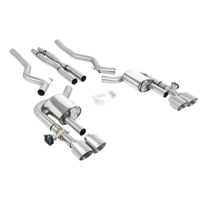 Milltek Cat Back Exhaust Ford Mustang 5.0 V8 Mach 1 (Fastback S550) 21-23-Exhaust System-carbonizeduk