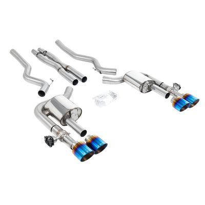 Milltek Cat Back Exhaust Ford Mustang 5.0 V8 Mach 1 (Fastback S550) 21-23-Exhaust System-carbonizeduk