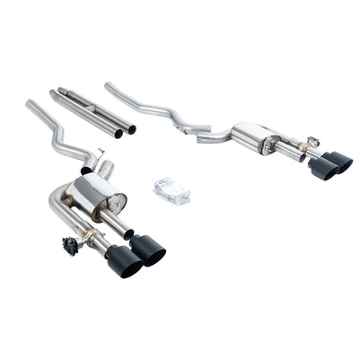 Milltek Cat Back Exhaust Ford Mustang 5.0 V8 Mach 1 (Fastback S550) 21-23-Exhaust System-carbonizeduk