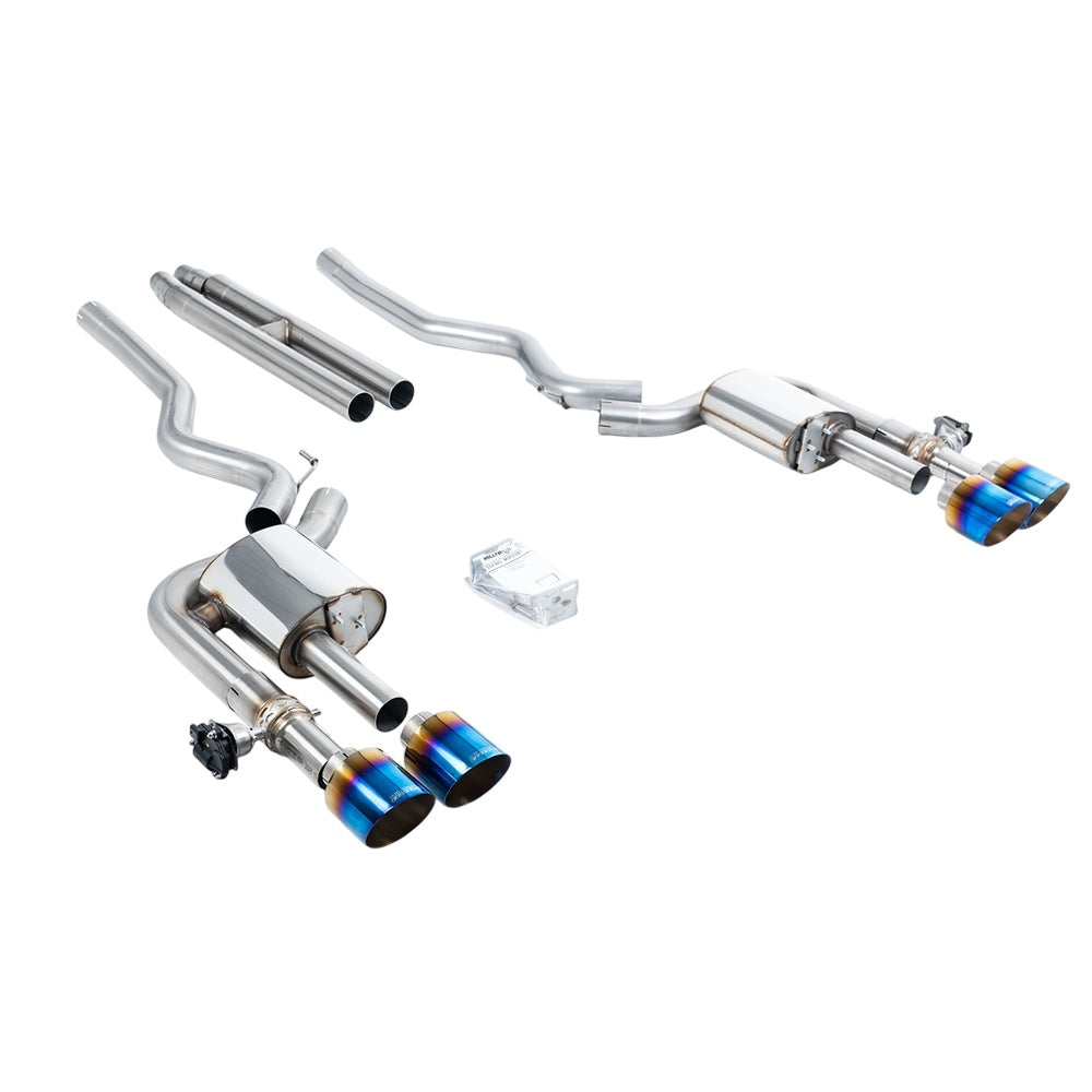 Milltek Cat Back Exhaust Ford Mustang 5.0 V8 Mach 1 (Fastback S550) 21-23-Exhaust System-carbonizeduk