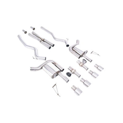 Milltek Cat Back Exhaust Ford Mustang 5.0 V8 GT (S650 Fastback) 24-25-Exhaust System-carbonizeduk